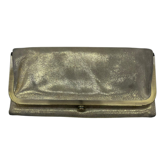 Wallet Leather By Hobo Intl In Gold, Size:Medium