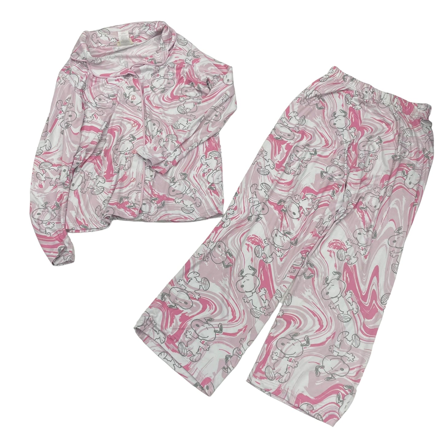 PINK PAJAMAS 2PC by CLOTHES MENTOR Size:M