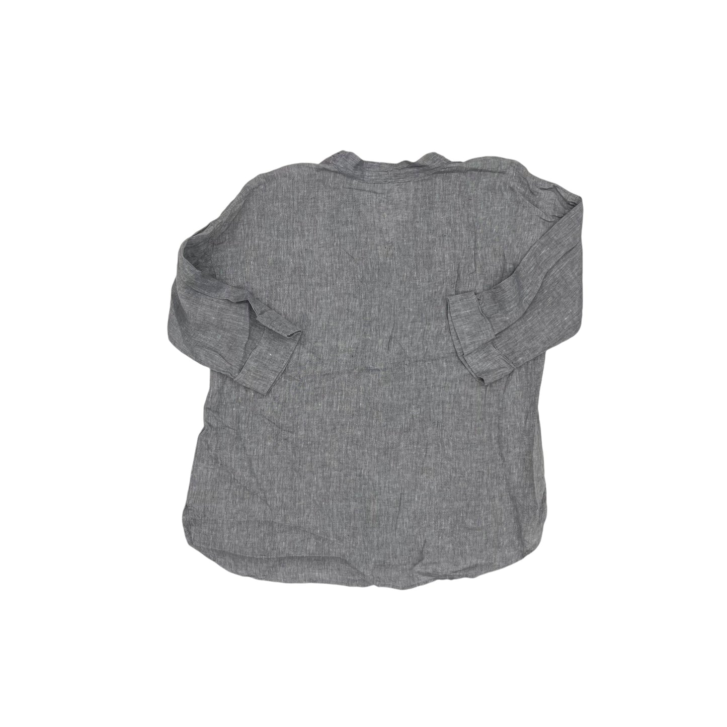 Top 3/4 Sleeve By Pure Jill In Grey, Size:L