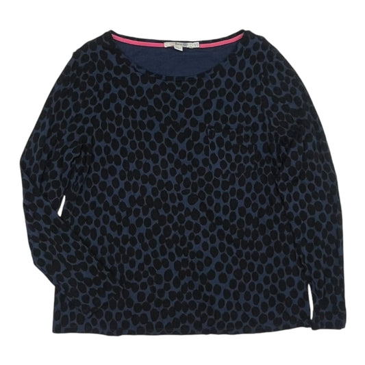 Top Ls By Boden In Black & Blue, Size:M