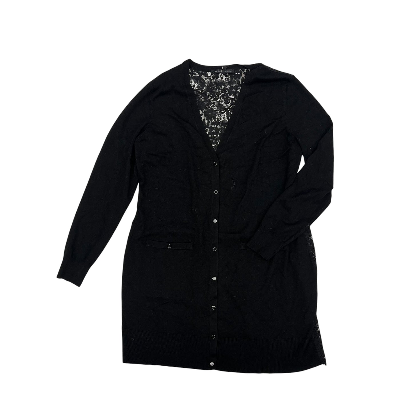 Sweater Cardigan By White House Black Market In Black, Size:Xl