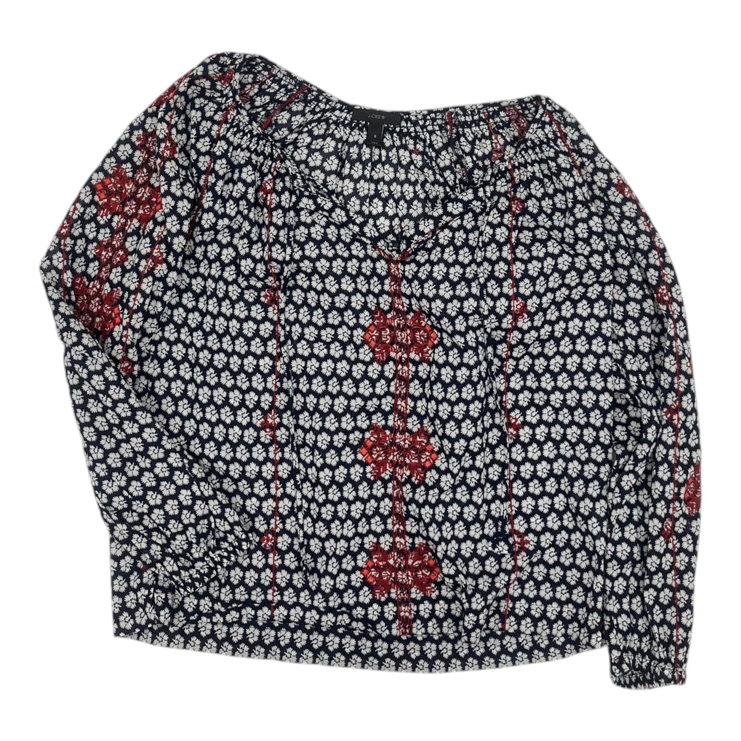 Top Ls By J. Crew In Blue, Size:M