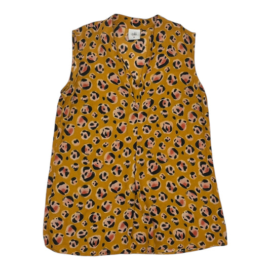 Blouse Sleeveless By Cabi In Animal Print, Size:Xs