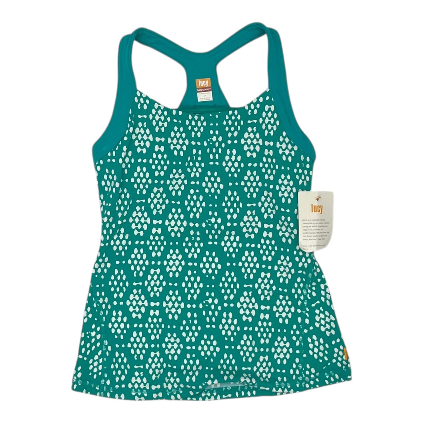 Athletic Tank Top By Lucy In Green, Size:S