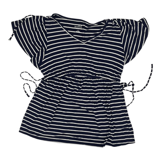 Mat Top Ss By Isabel Maternity In Blue, Size:S