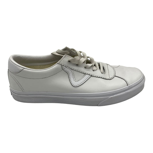 Shoes Sneakers By Vans In White, Size:10.5