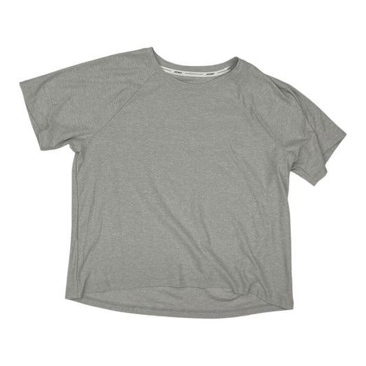 Athletic Top Ss By Jockey In Grey, Size:Xs