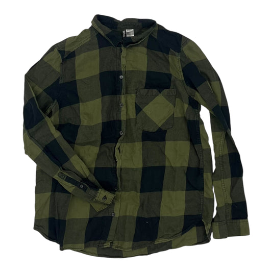Top Ls By Divided In Green, Size:M