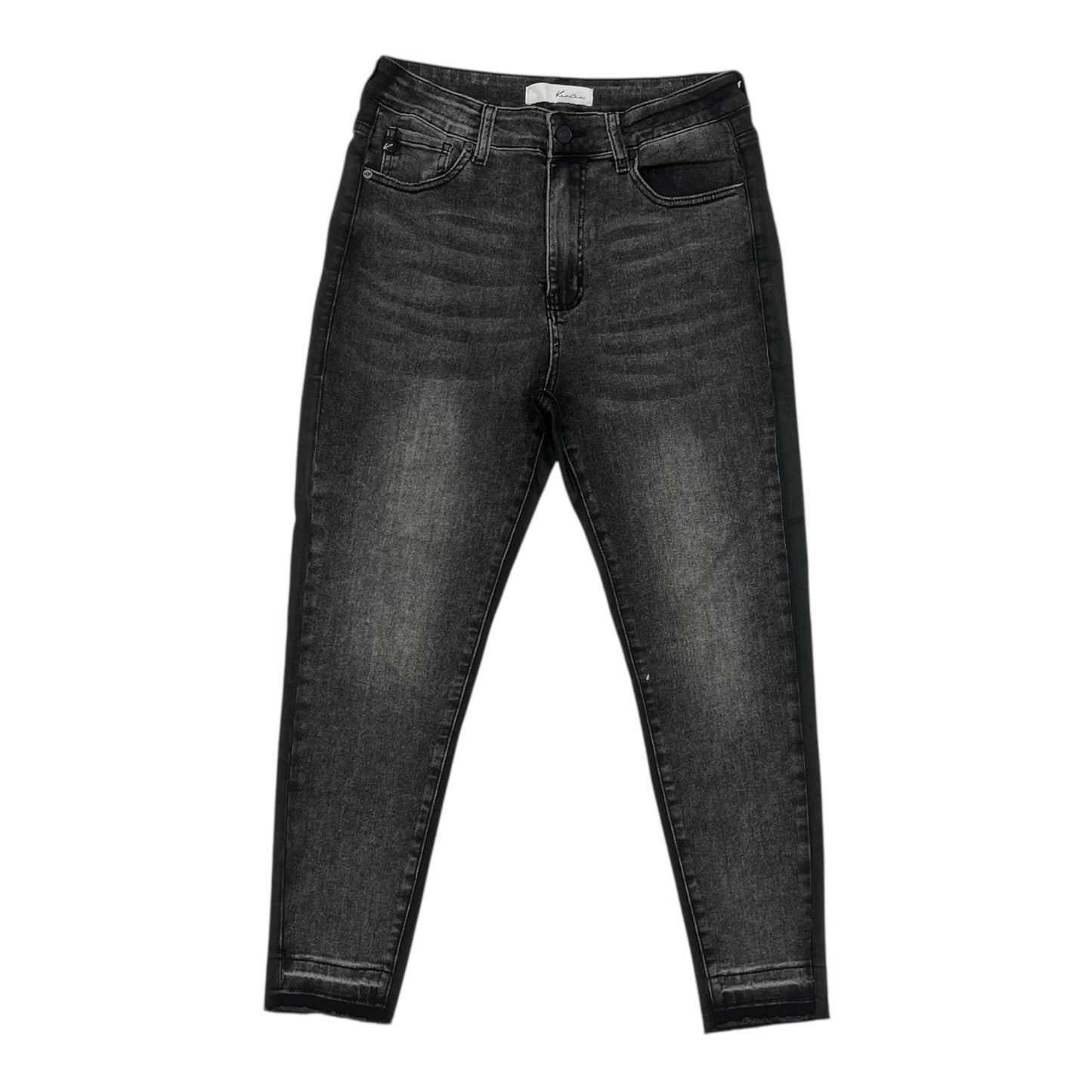 Jeans Skinny By Kancan In Black Denim, Size:8