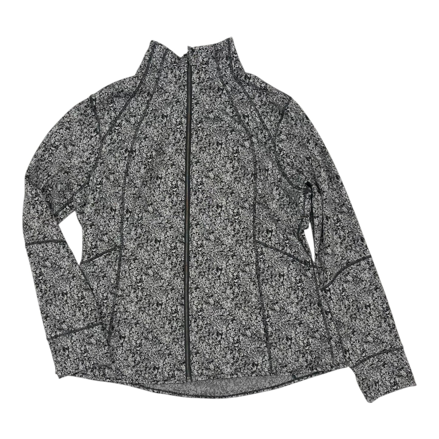 Athletic Jacket By Members Mark In Black & Grey, Size:Xxl