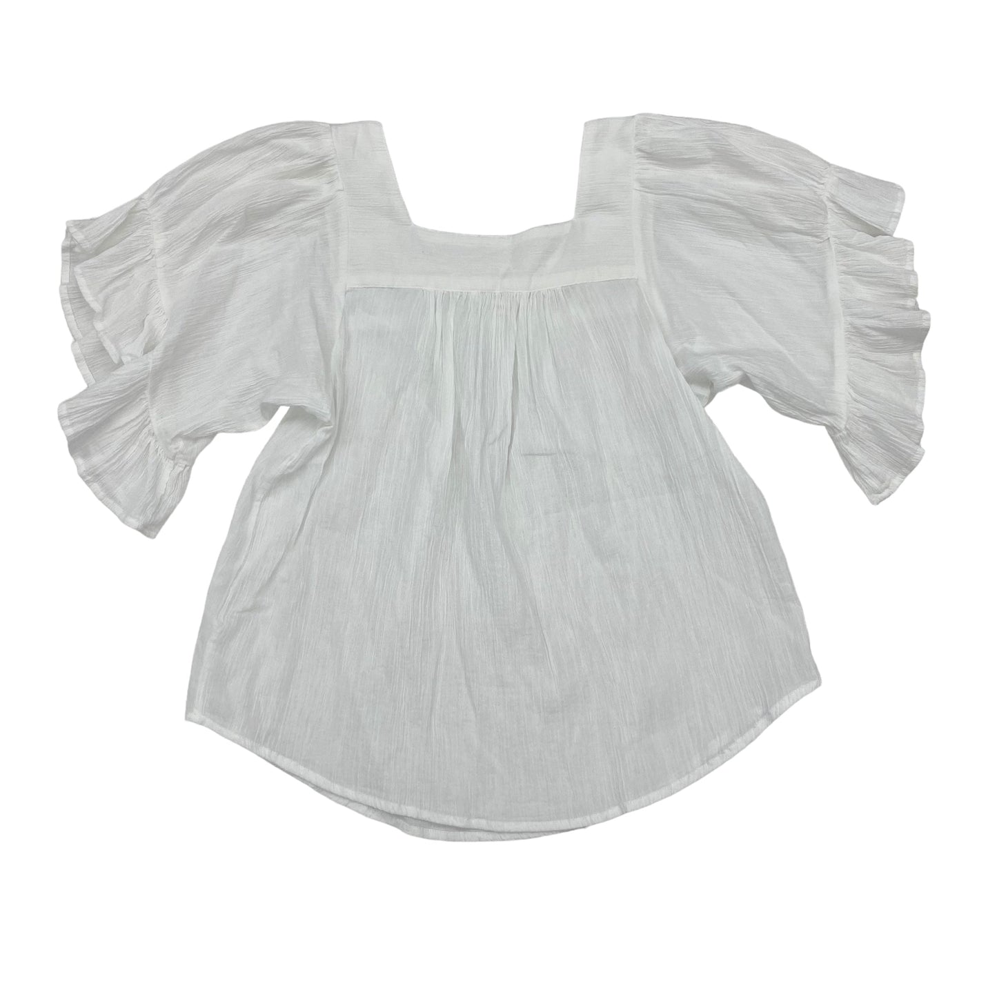 WHITE BEACHLUNCHLOUNGE TOP SS, Size M