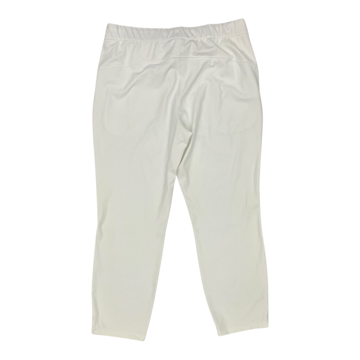 Athletic Pants By Clothes Mentor In White, Size:Xl