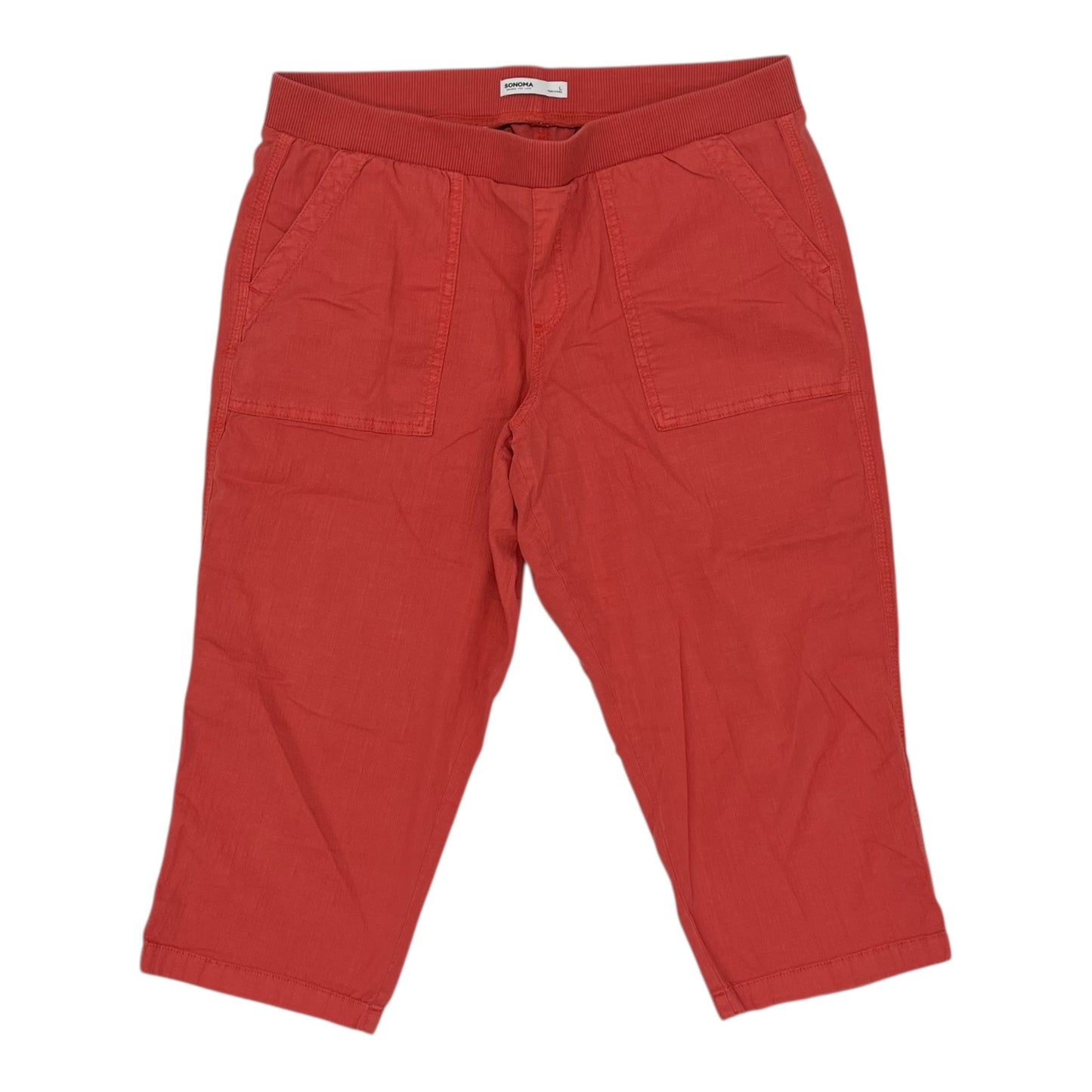 Pants Cropped By Sonoma In Orange, Size:L