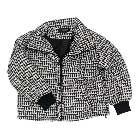 Coat Puffer & Quilted By Marc New York In Black & White, Size:M