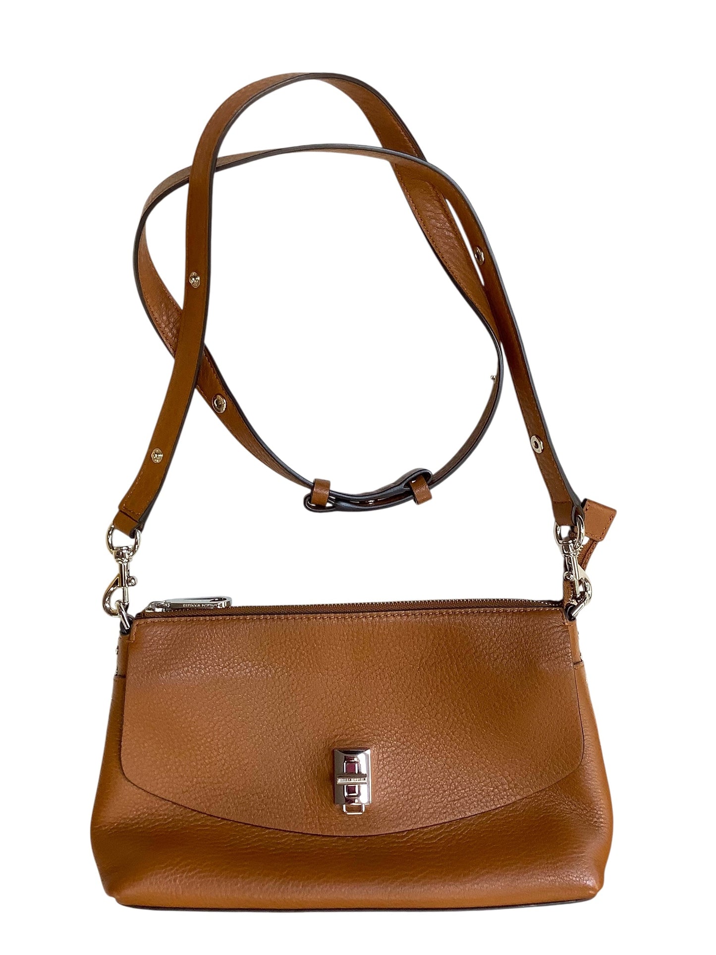 Crossbody Designer By Rebecca Minkoff In Brown, Size:Small