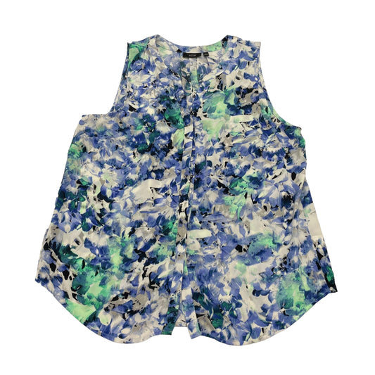 BLUE & GREEN TOP SLEEVELESS by APT 9 Size:L