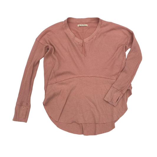 PINK TOP LS by FREE PEOPLE Size:XS