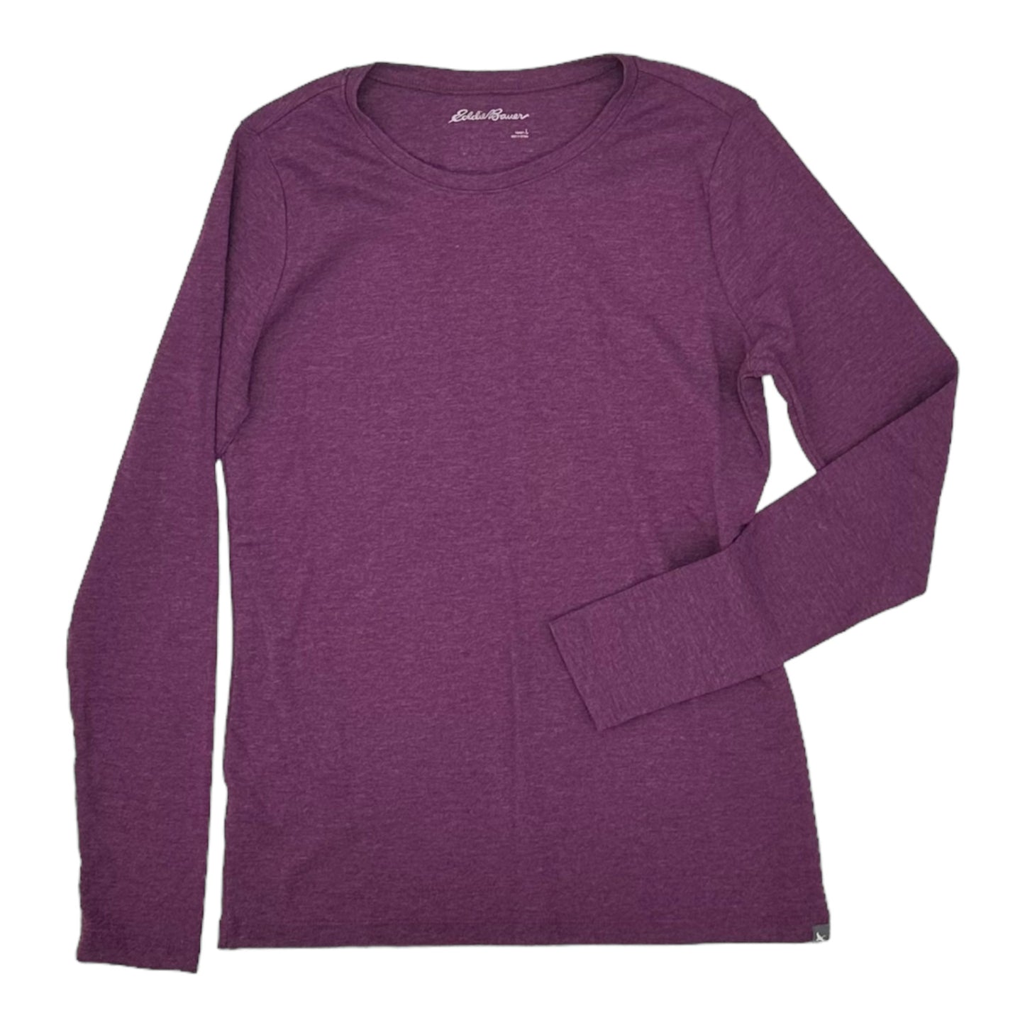 PURPLE TOP LS by EDDIE BAUER Size:L