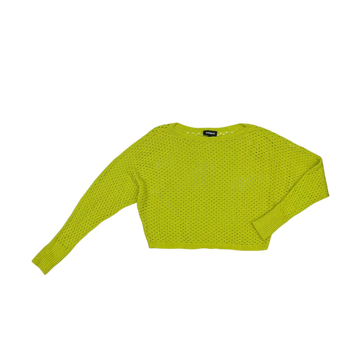 Sweater By Express In Chartreuse, Size:S