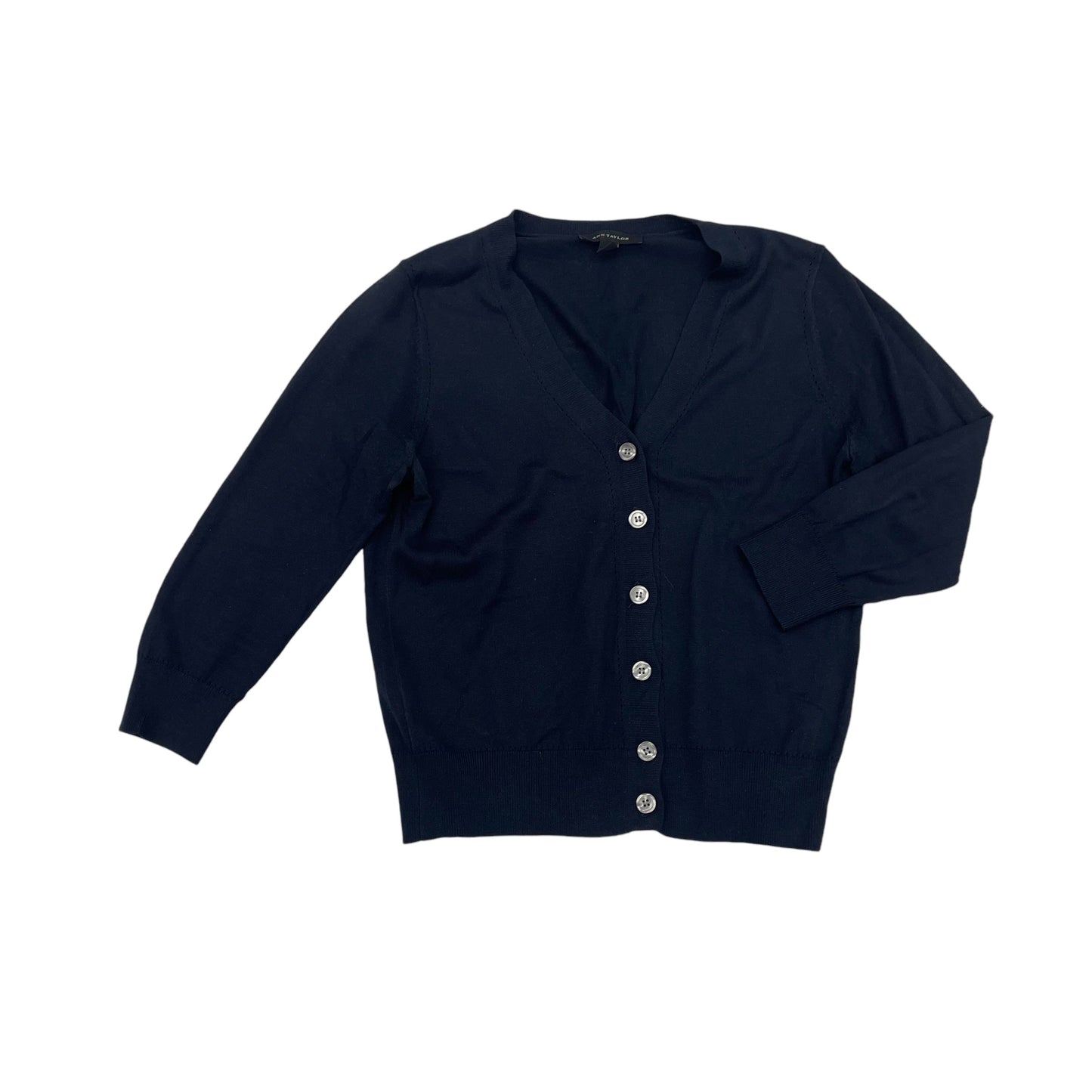 Cardigan By Ann Taylor In Navy, Size:S