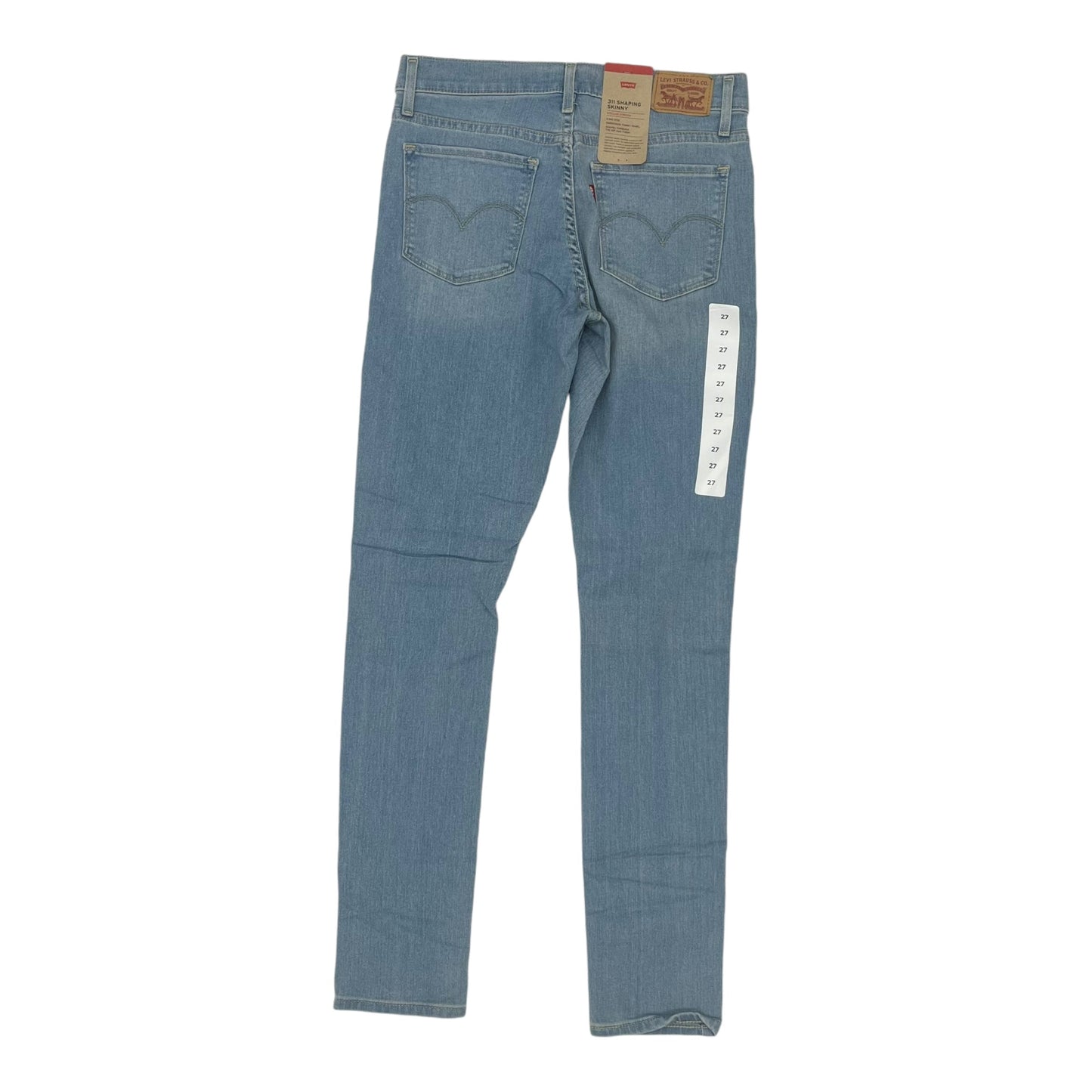 Jeans Skinny By Levis In Blue Denim, Size:14