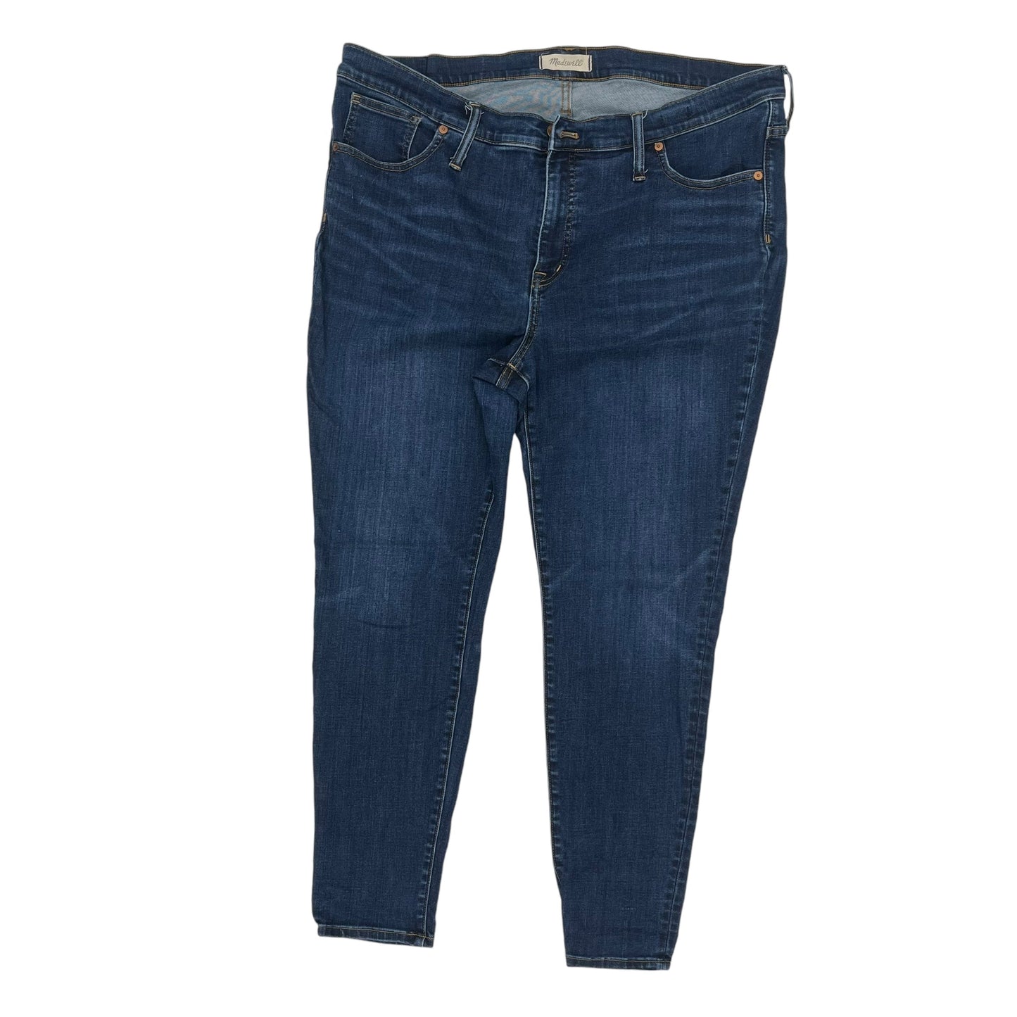 Jeans Skinny By Madewell In Blue Denim, Size:20