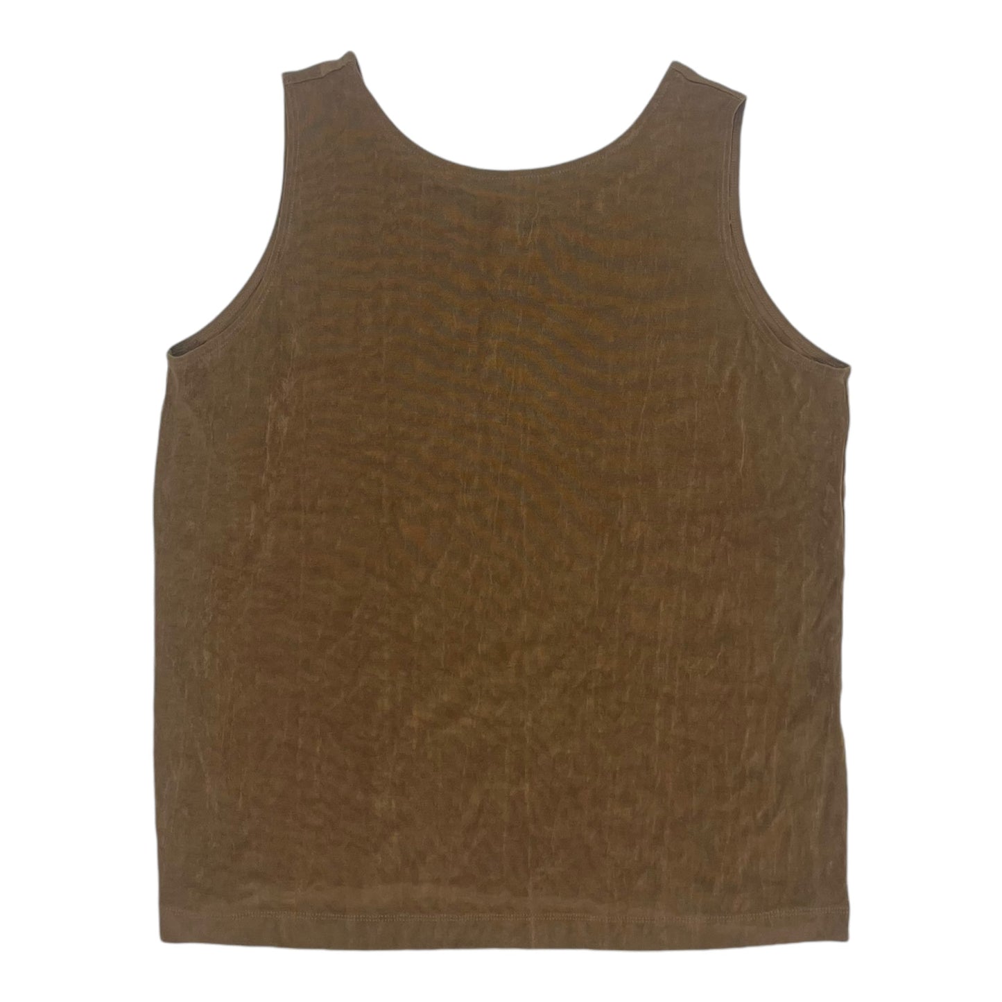 Top Sleeveless Basic By Chicos In Brown, Size:Xl