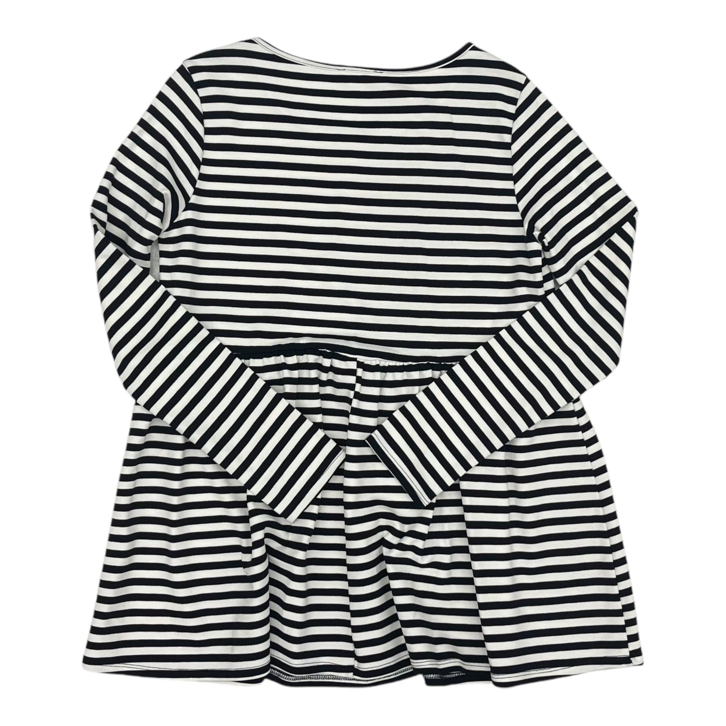 Blouse Ls By Flamingo Urban In Striped Pattern, Size:L