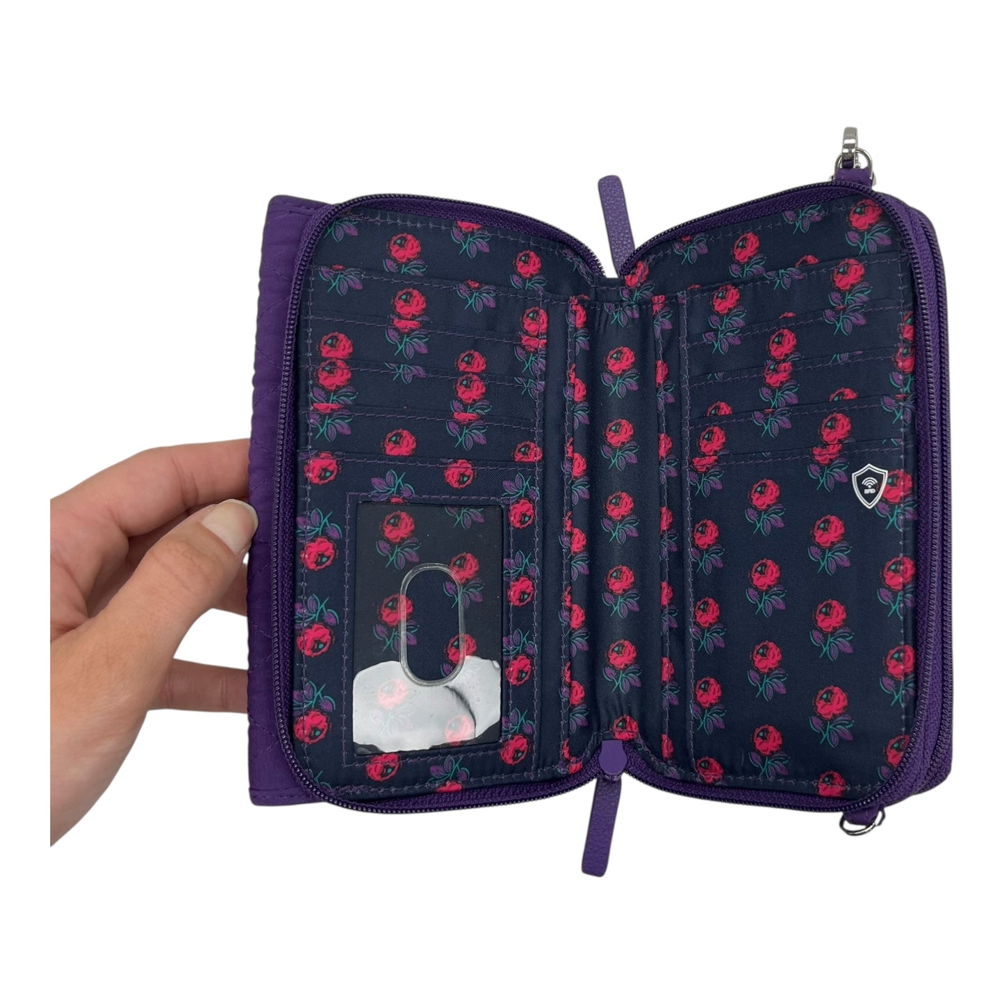 Wristlet By Vera Bradley In Purple, Size:Large