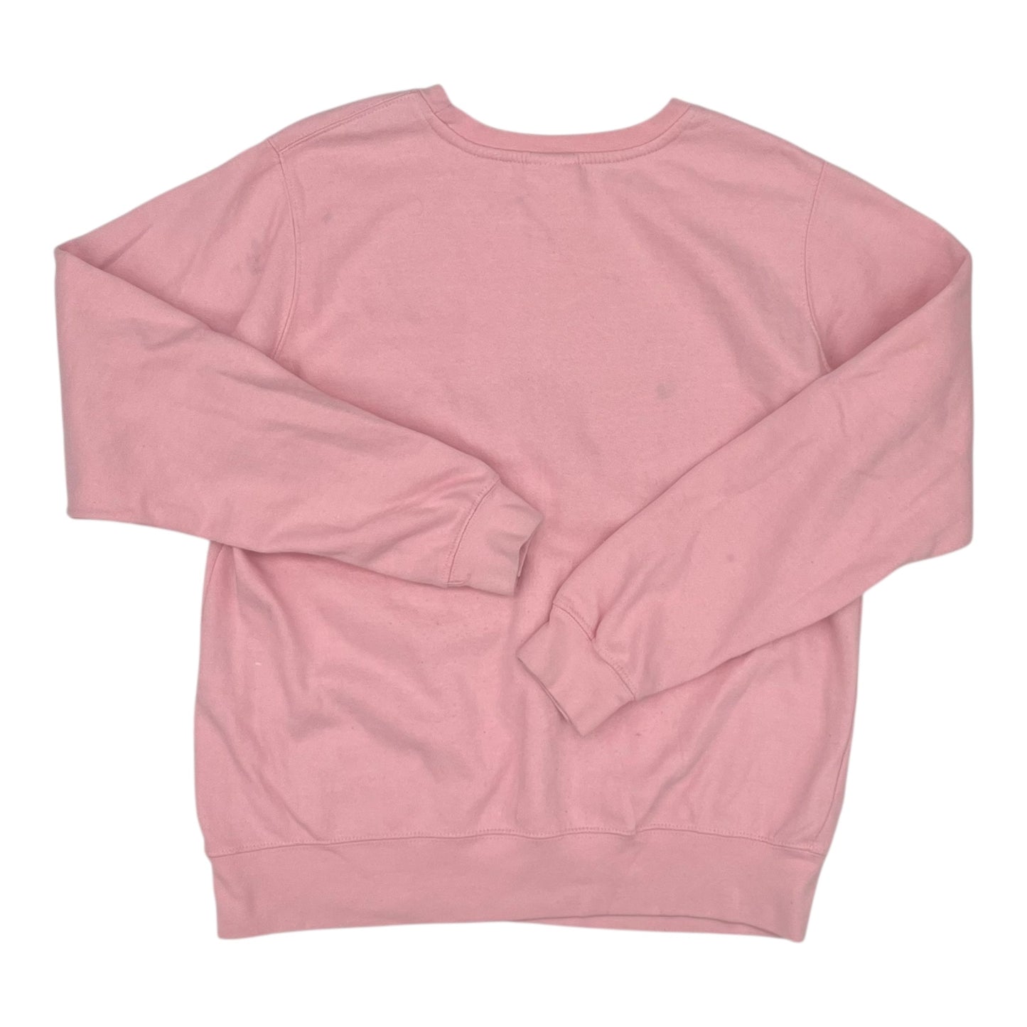 Sweatshirt Crewneck By Clothes Mentor In Pink, Size:M