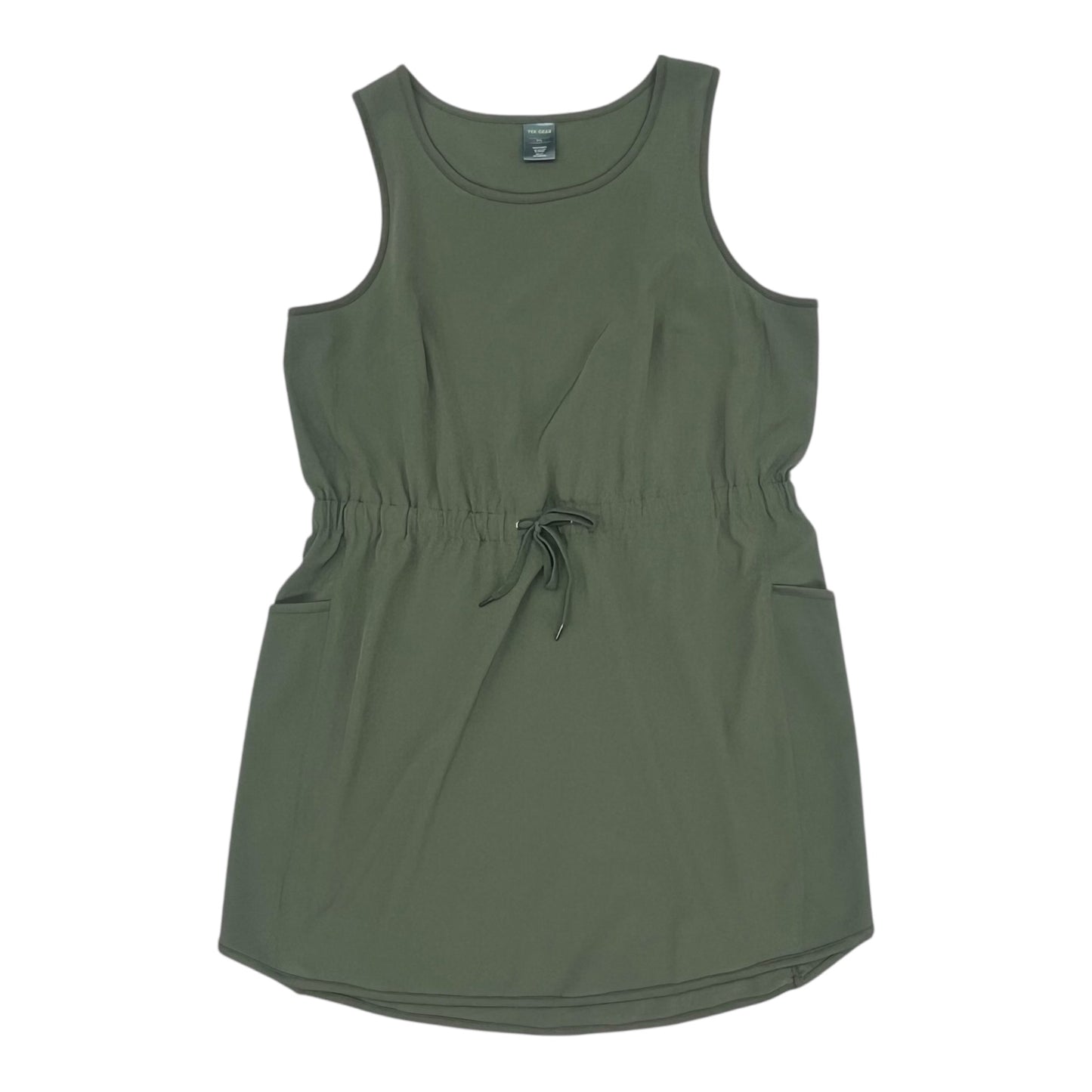 Athletic Dress By Tek Gear In Green, Size:Xxl