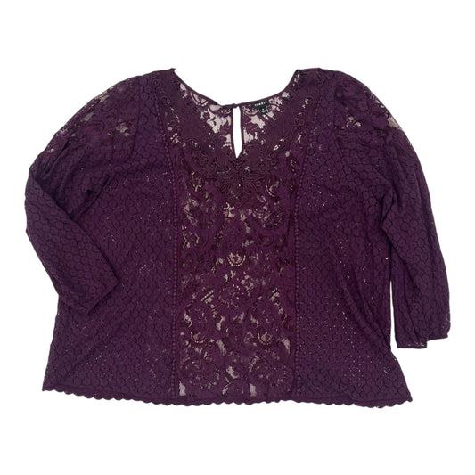 Top Ls By Torrid In Purple, Size:4X