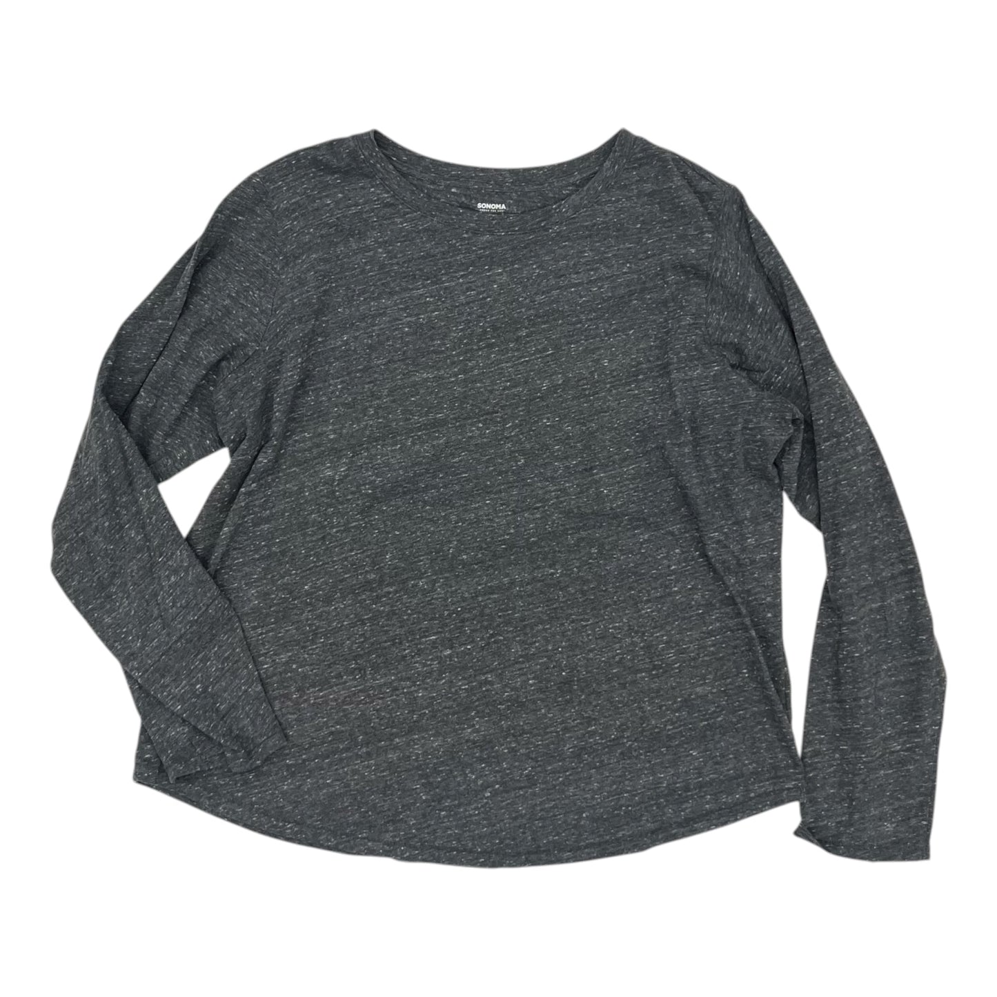 Top Ls Basic By Sonoma In Grey, Size:Xxl