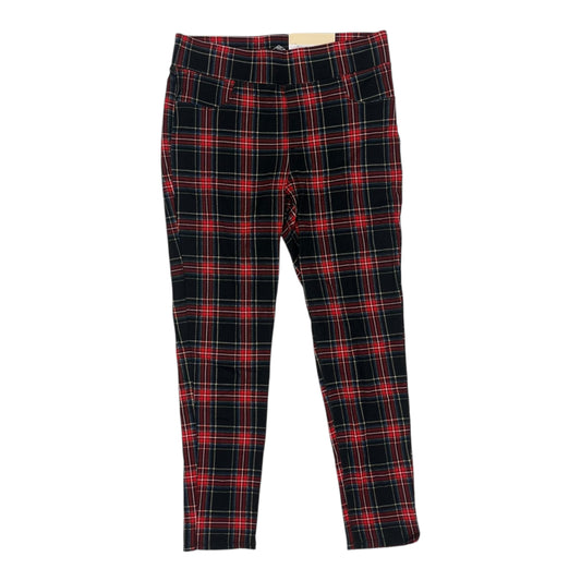 Pants Leggings By St Johns Bay In Plaid Pattern, Size:Mp