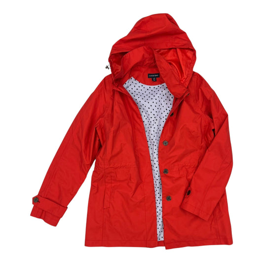 Coat Raincoat By Lands End In Red, Size:L
