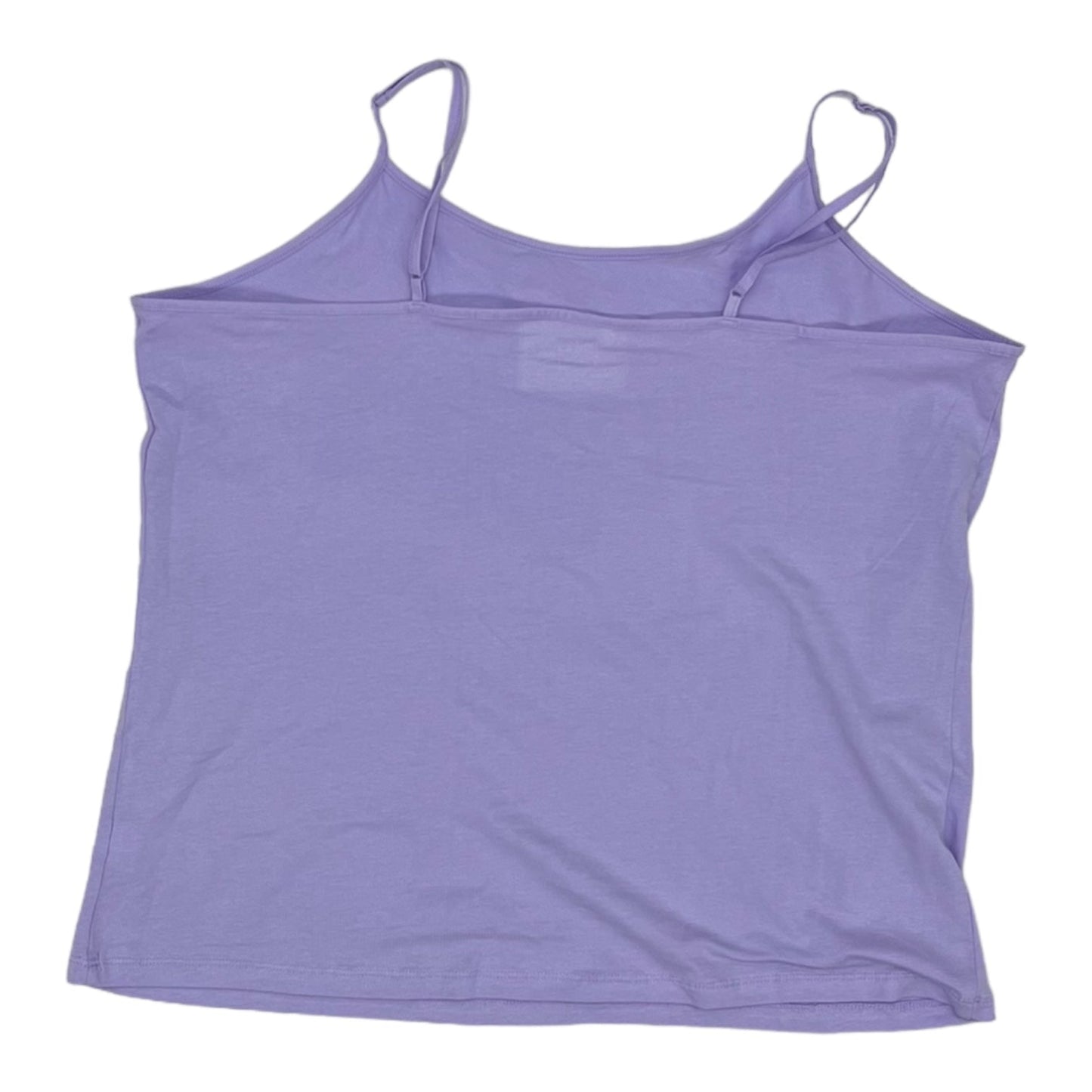 PURPLE TANK TOP by TIME AND TRU Size:2X