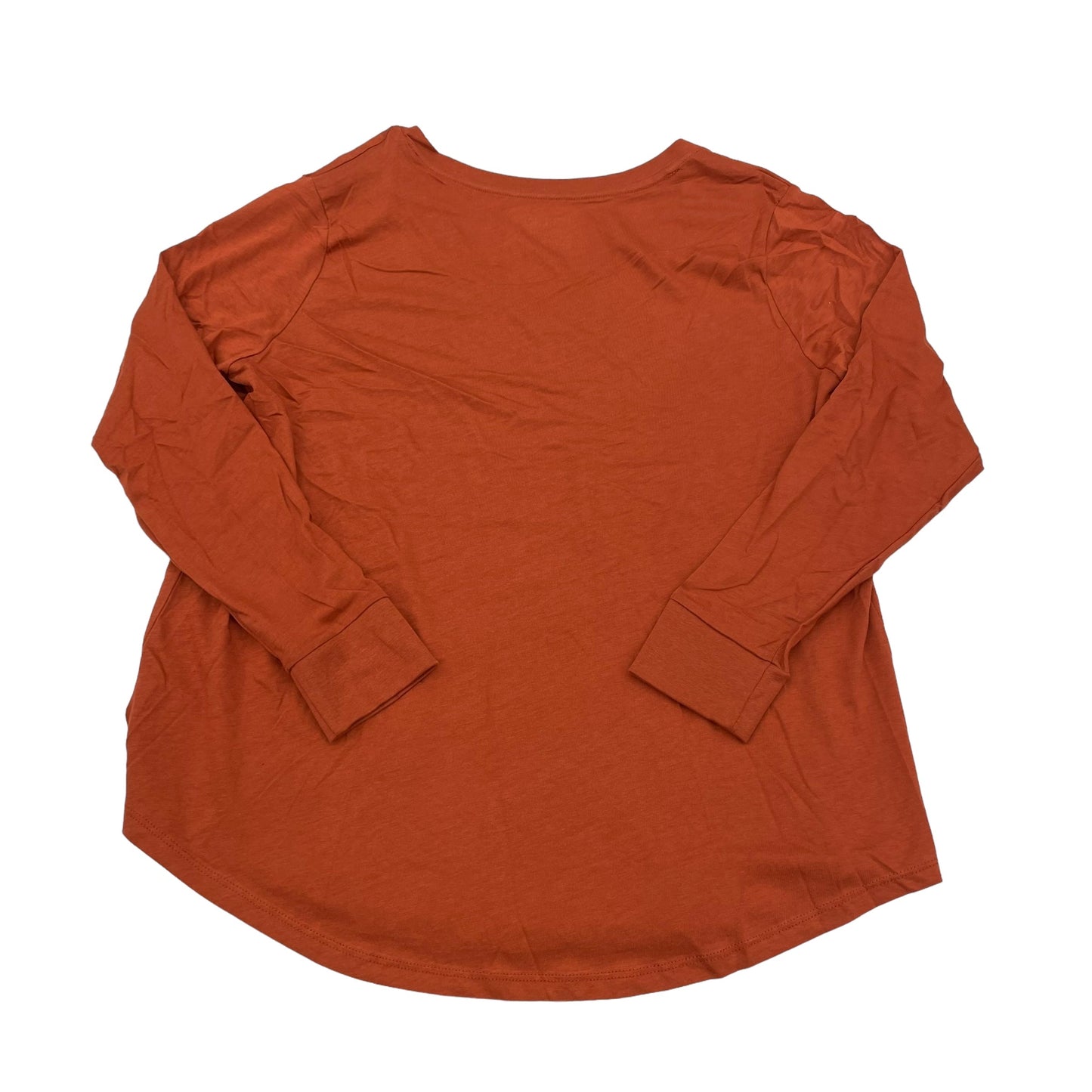 ORANGE TOP LS by TERRA & SKY Size:XL