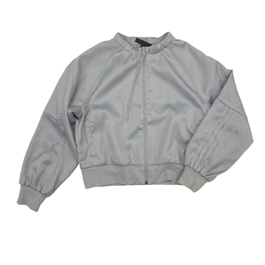 Athletic Jacket By Adidas In Grey, Size:M