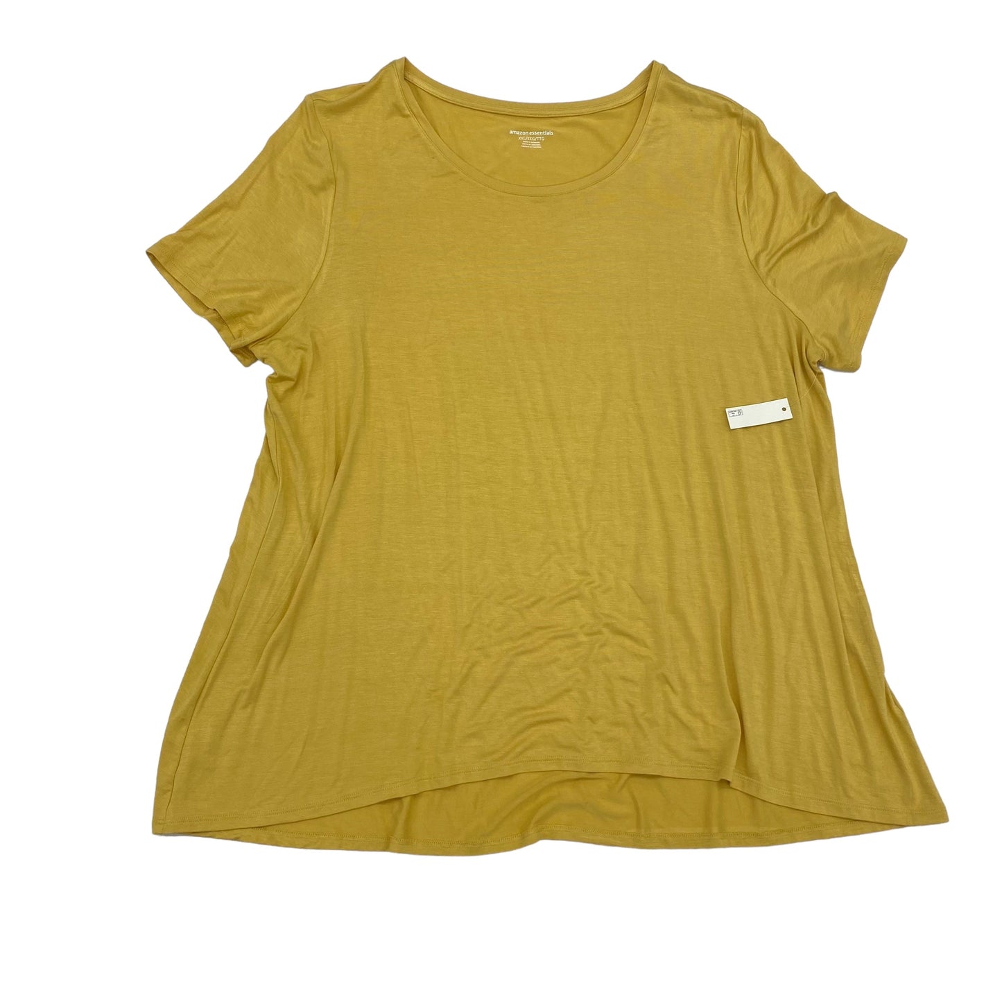 YELLOW AMAZON ESSENTIALS TOP SS, Size XXL