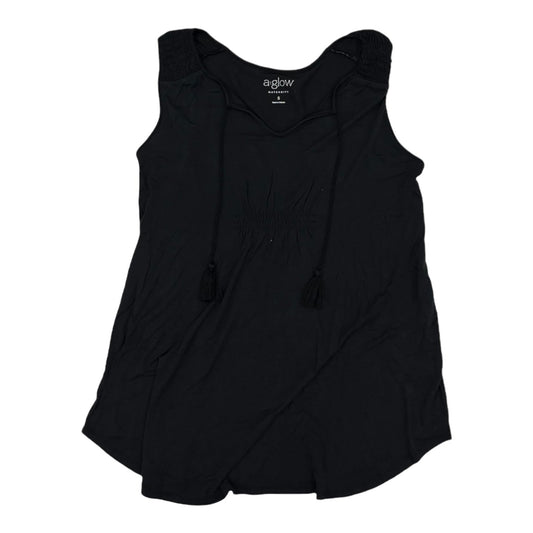 BLACK MAT TANK TOP by A GLOW Size:S