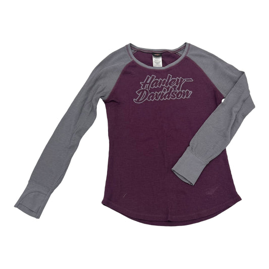 Top Ls By Harley Davidson In Grey & Purple, Size:S