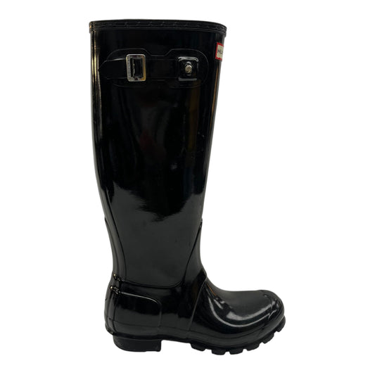 Boots Rain By Hunter In Black, Size:5