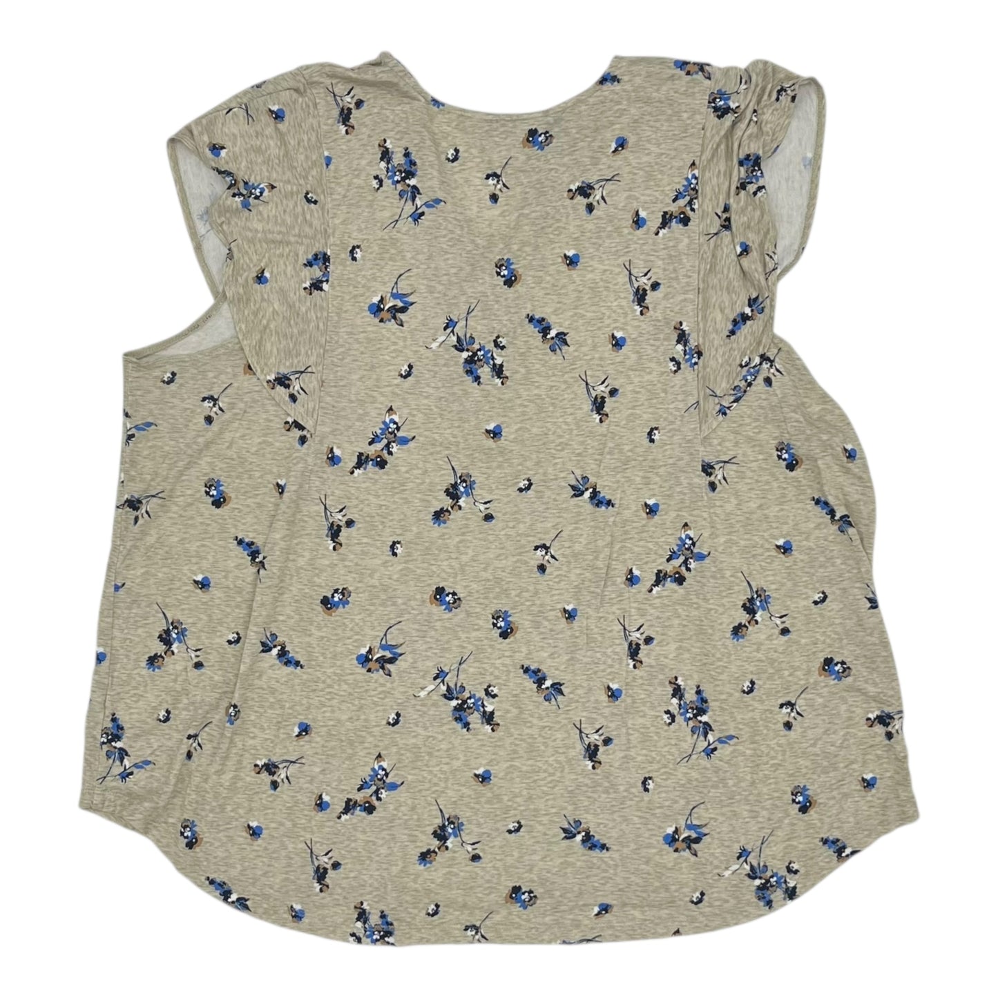 Top Ss By Liz Claiborne In Tan, Size:1X