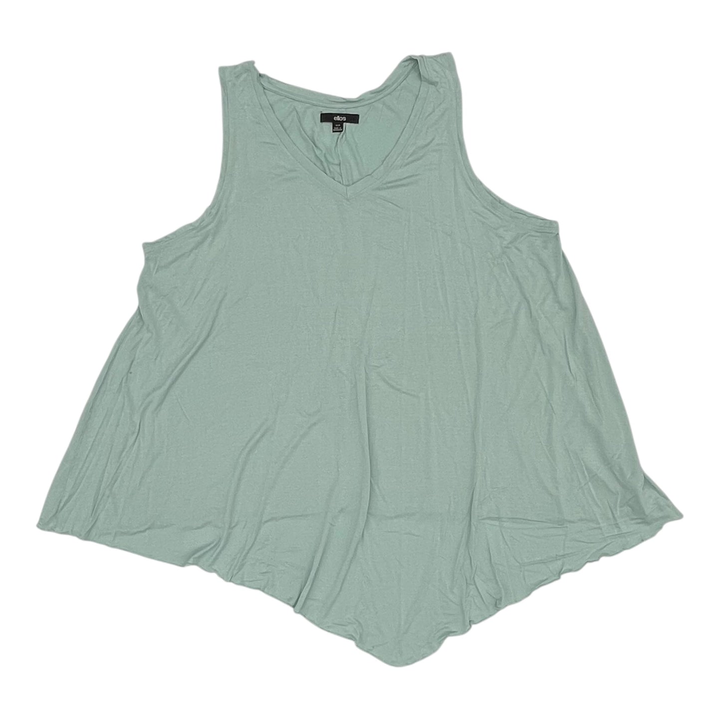 Tank Top By Ellos In Blue, Size:4X