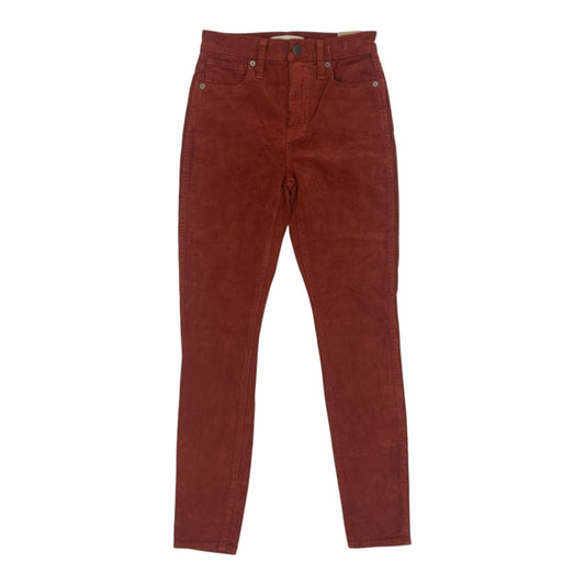 Pants Corduroy By Madewell In Brown, Size:0