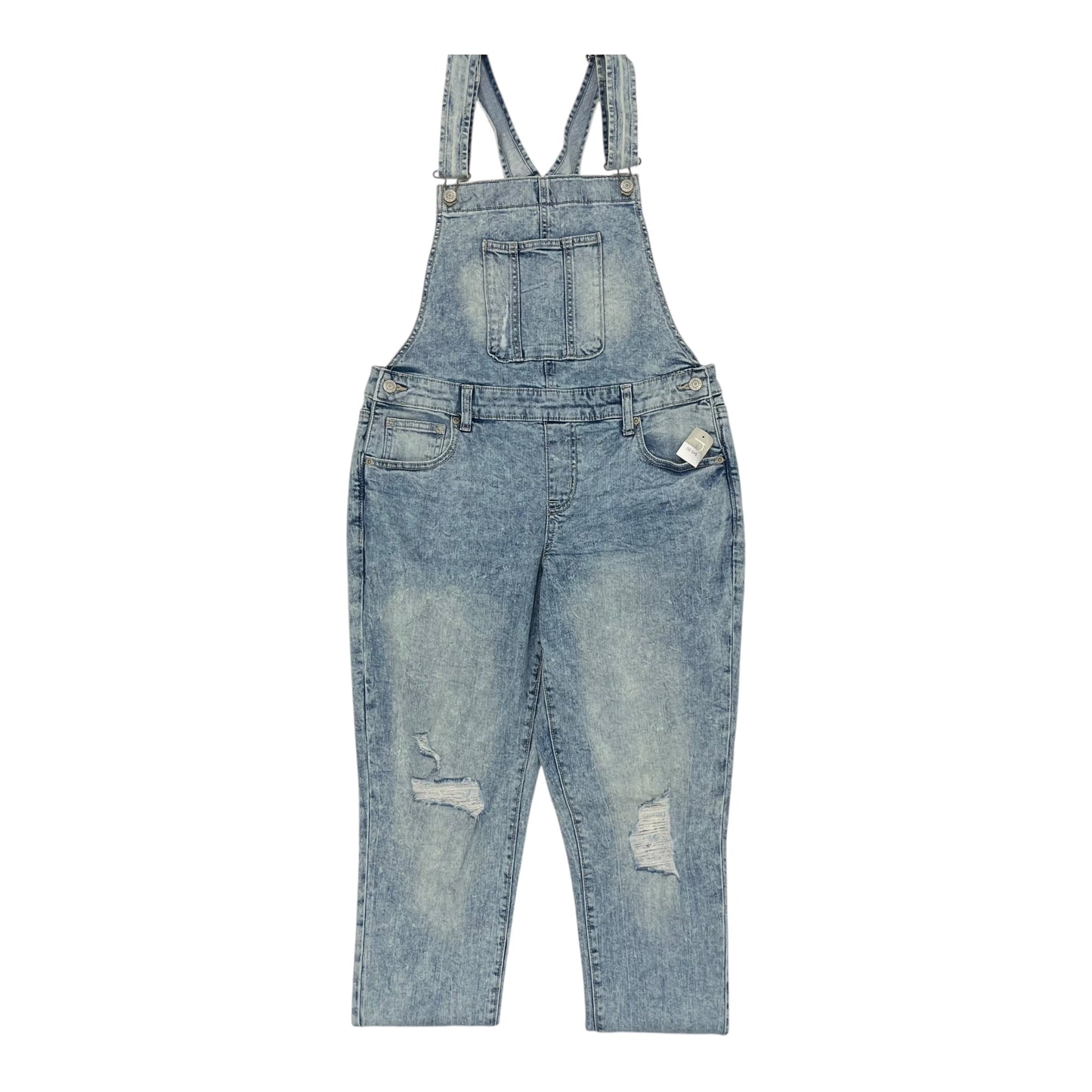 Overalls By Maurices In Blue Denim, Size:10L