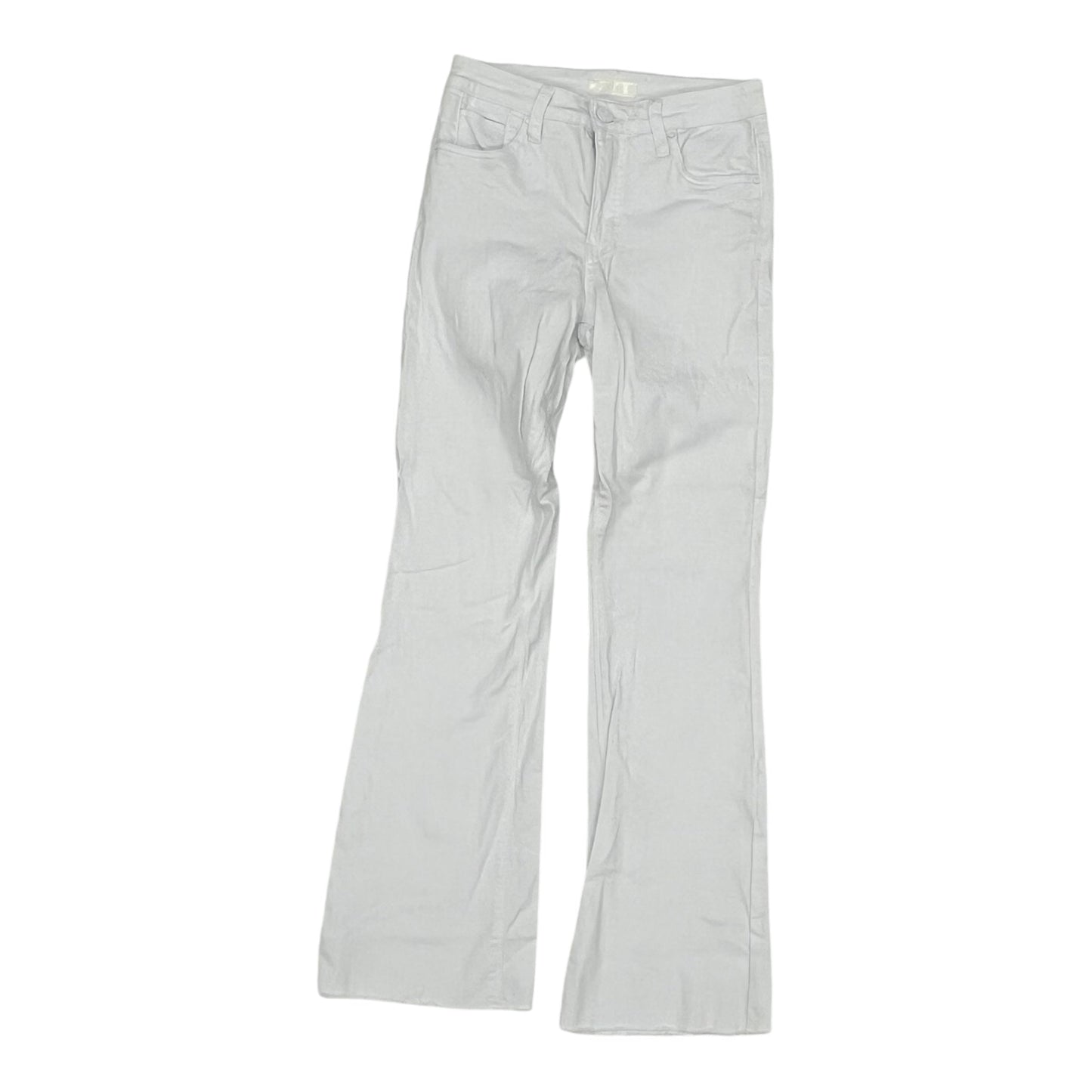 Jeans Flared By Kut In White Denim, Size:0