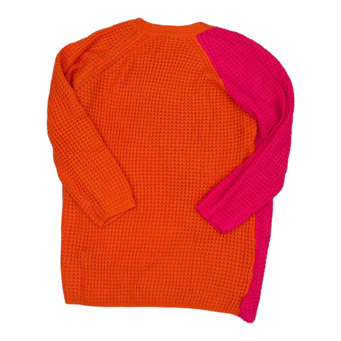 Sweater By Shein In Orange & Pink, Size:1X