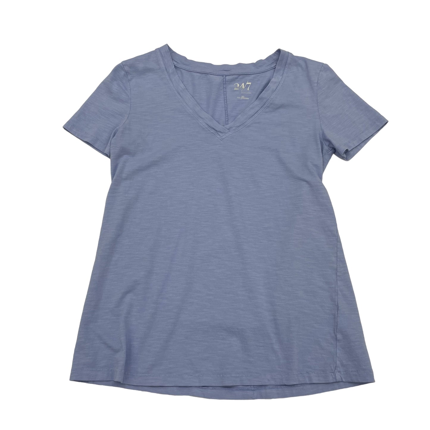 BLUE MAURICES TOP SS BASIC, Size XS