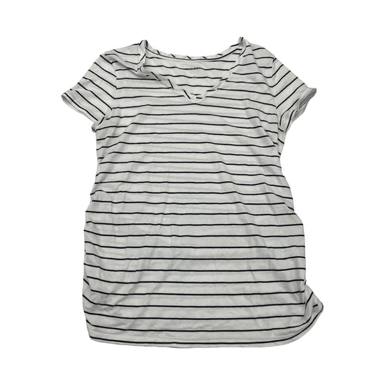 BLACK & WHITE MAT TOP SS by ISABEL MATERNITY Size:L